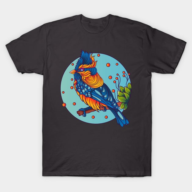 Colorful bird T-Shirt by Harsimran_sain